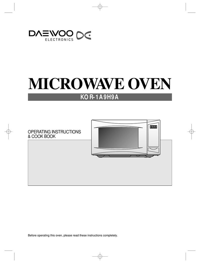 Daewoo KOR-1A9H9A Assembly Instructions