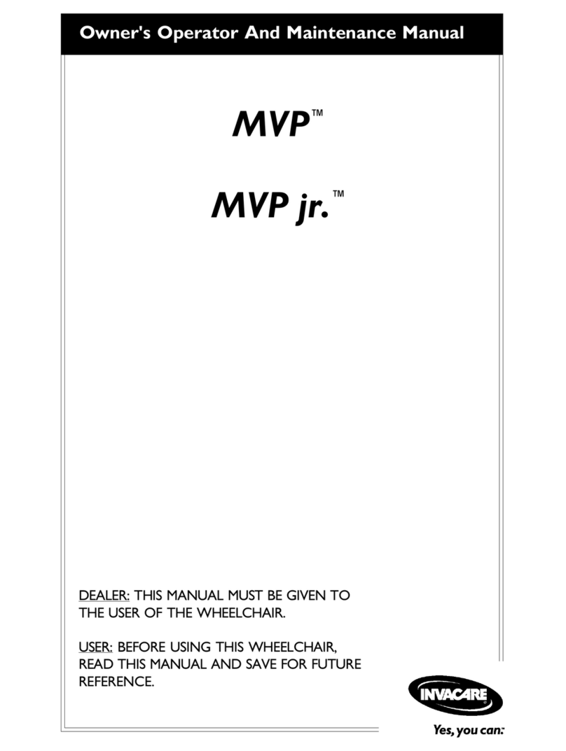 Invacare MVP Manual