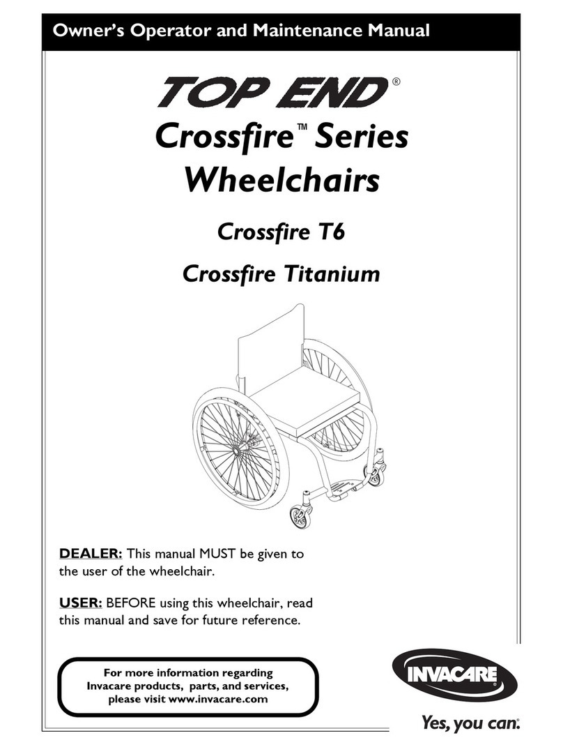 Invacare Everyday HP Crossfire T6 Manual