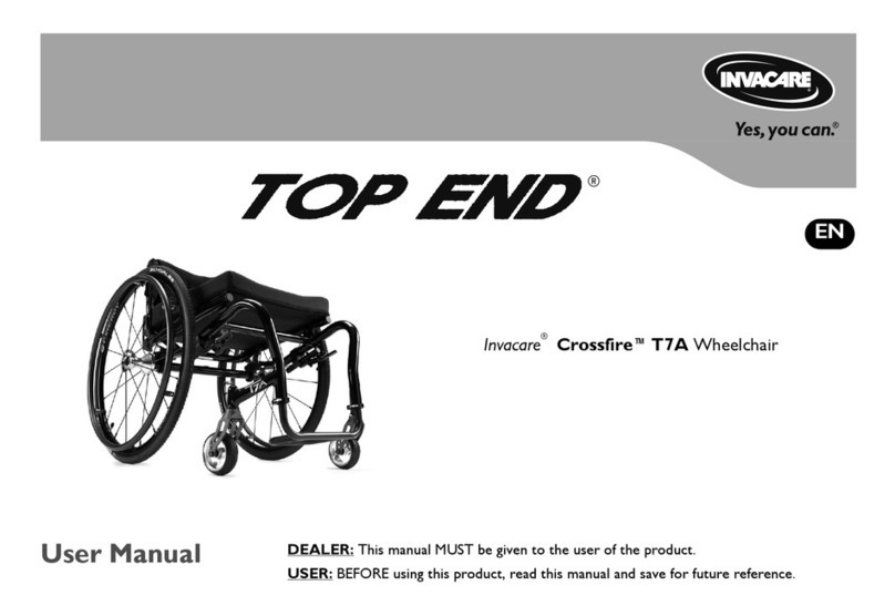 Invacare Crossfire T7A User manual