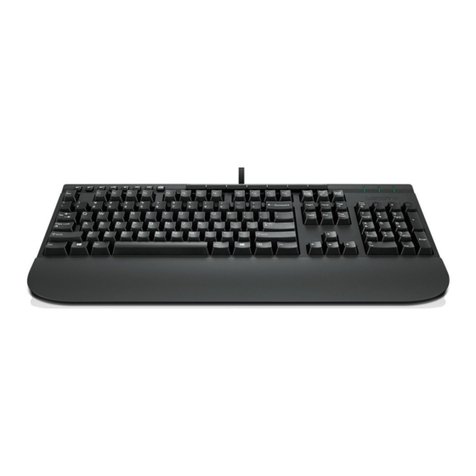 Lenovo Enhanced Performance USB Keyboard User manual