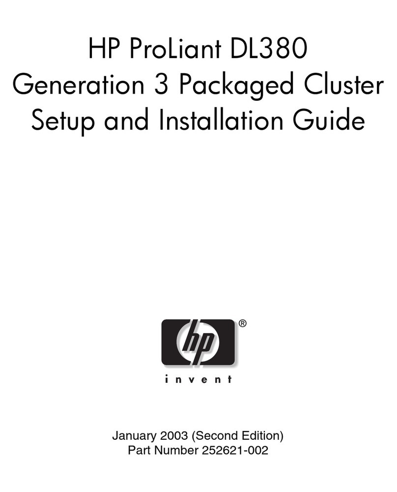 HP ProLiant DL380 G3 with MSA1000 Operating and safety instructions