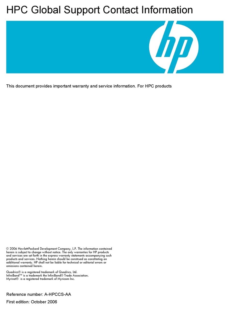 HP Cluster Platform Introduction v2010 Reference