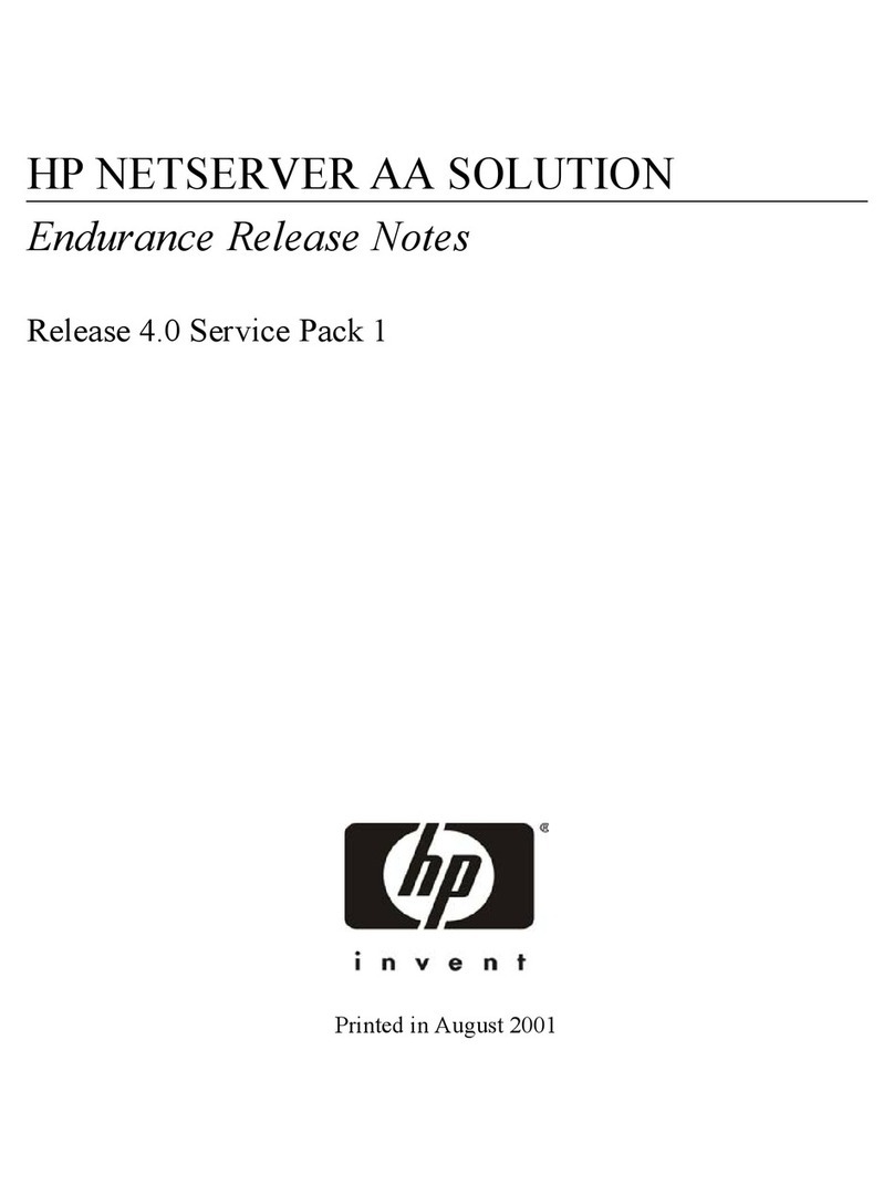 HP NetServer AA 4000 Instruction Manual HP NetServer AA 4000 Instruction Manual
