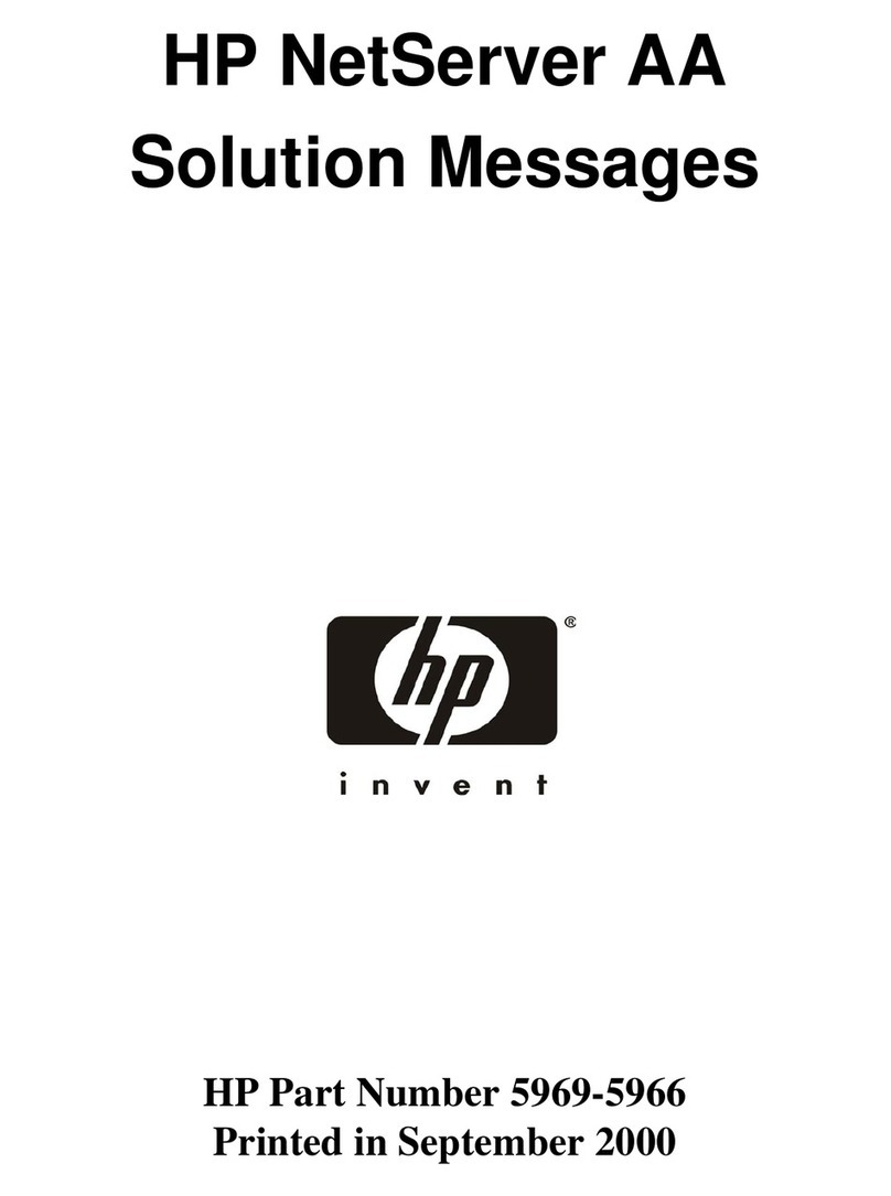 HP NetServer AA 4000 manual