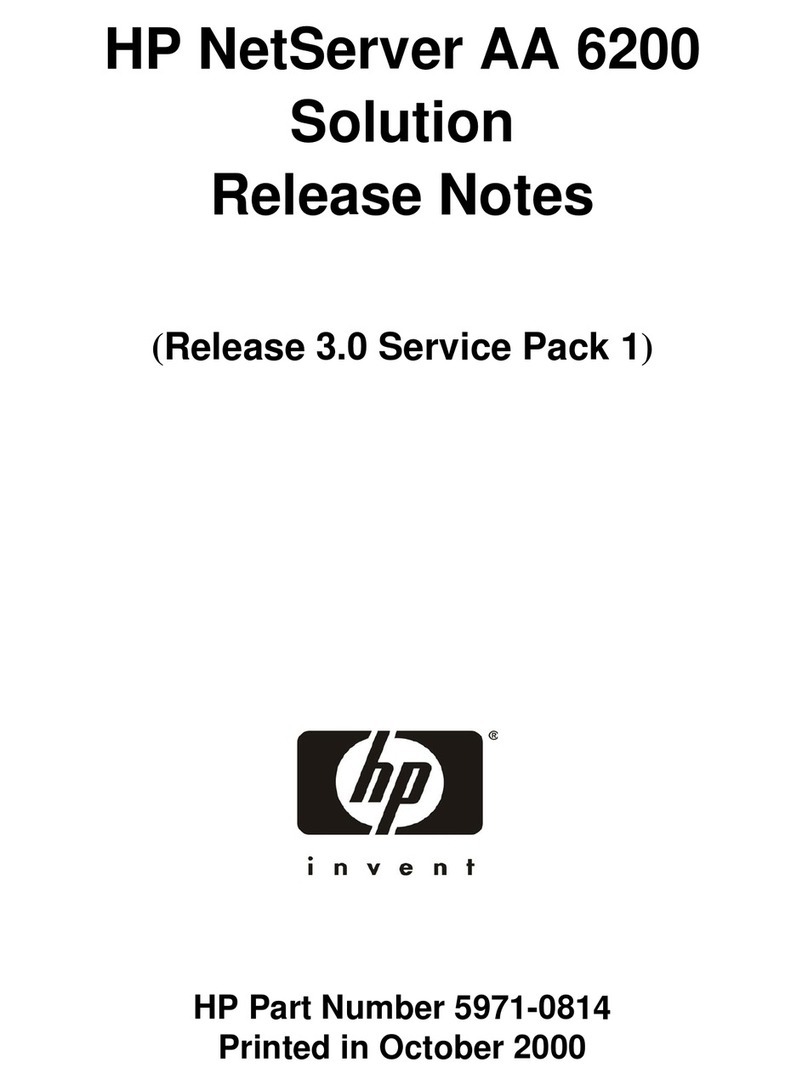 HP NetServer AA 4000 Instruction Manual