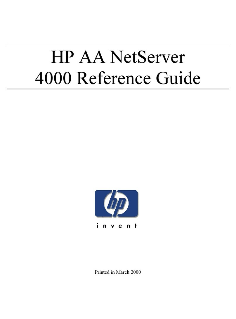 HP NetServer AA 4000 User manual HP NetServer AA 4000 User manual