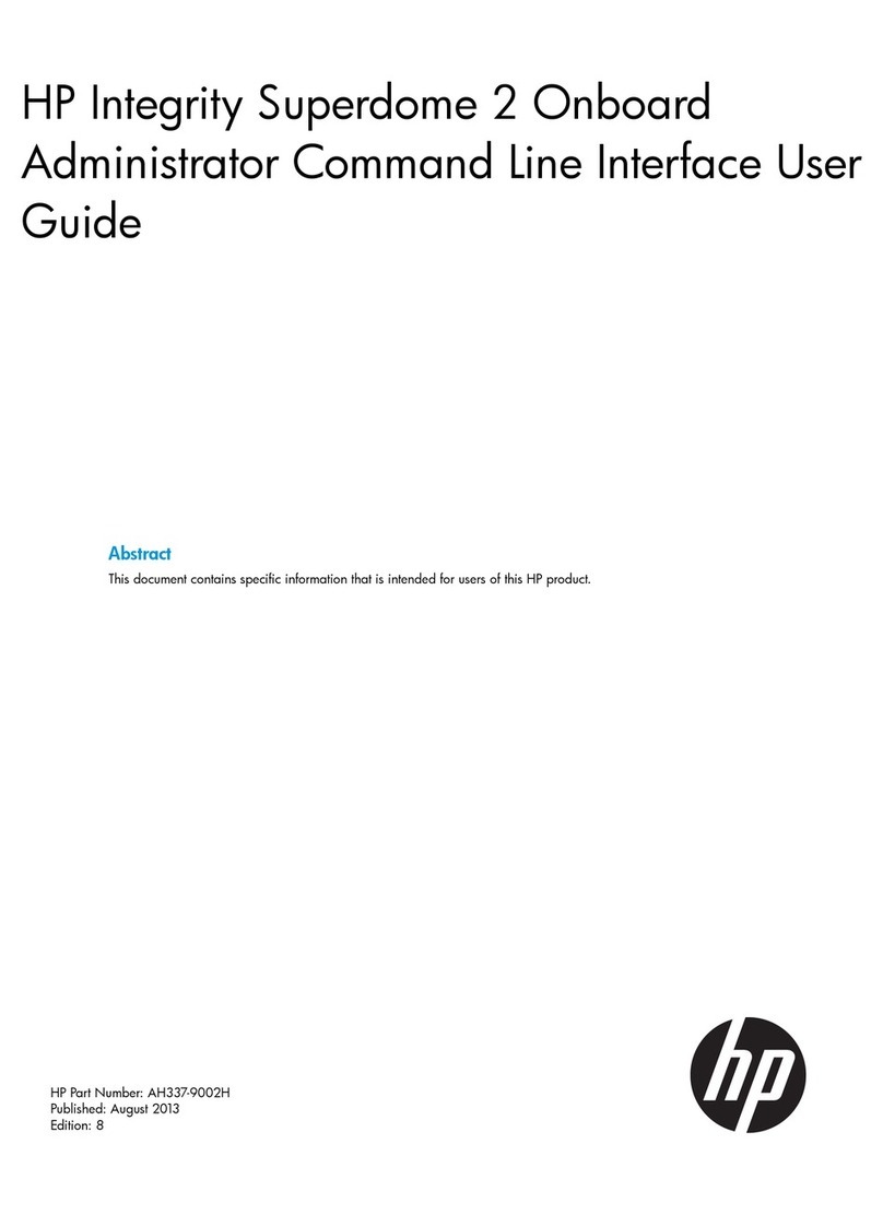 HP Integrity Superdome 2 16-socket User manual
