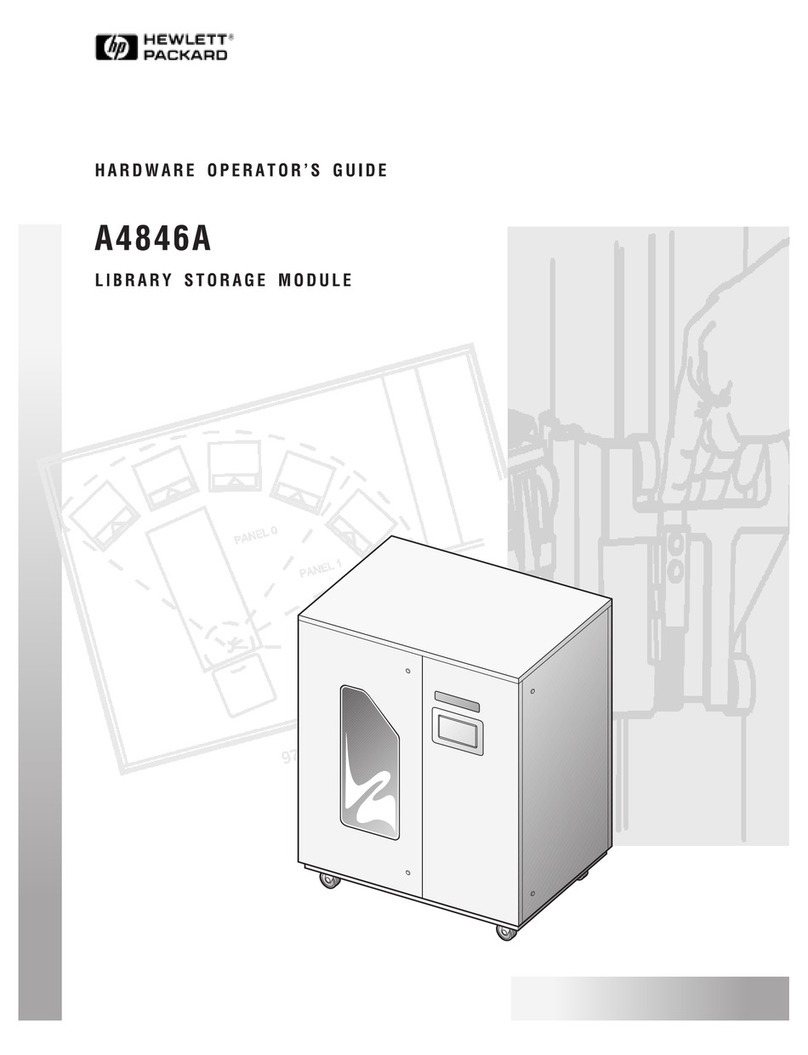 HP Surestore Tape Library Model 6/100 Manual