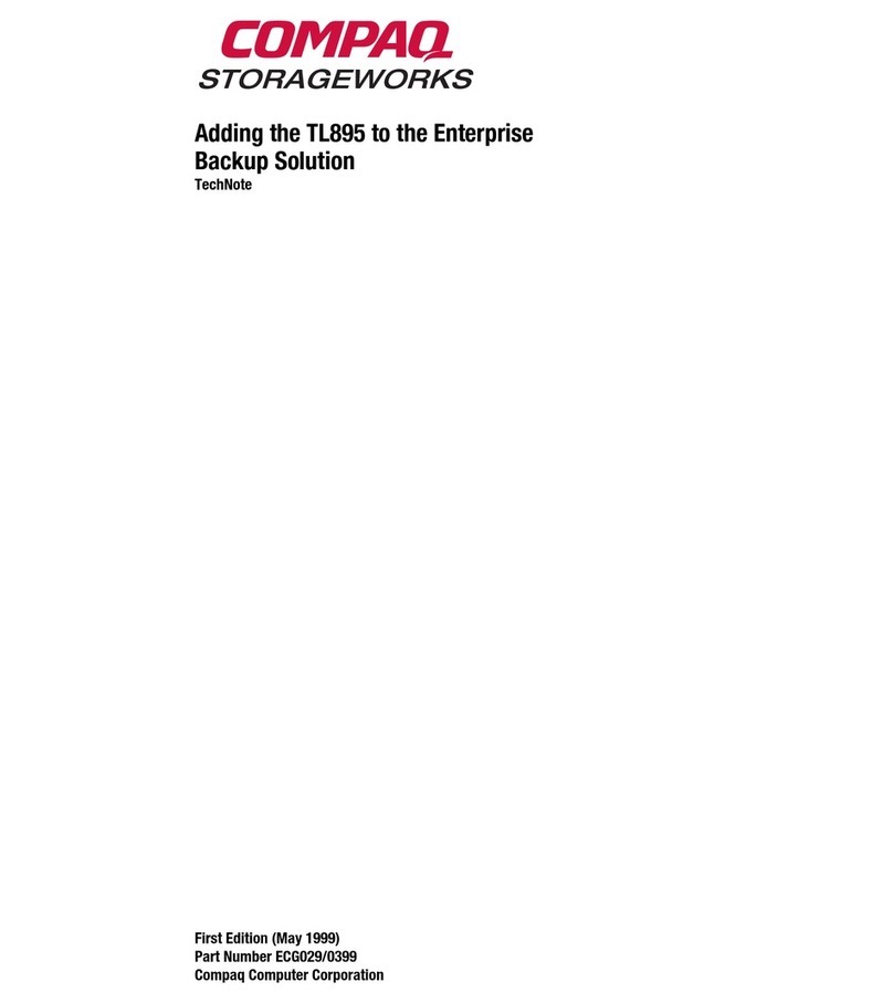 HP StorageWorks TL895 User manual