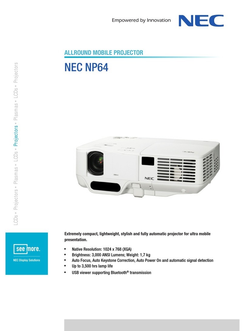 NEC NP64 Series User manual