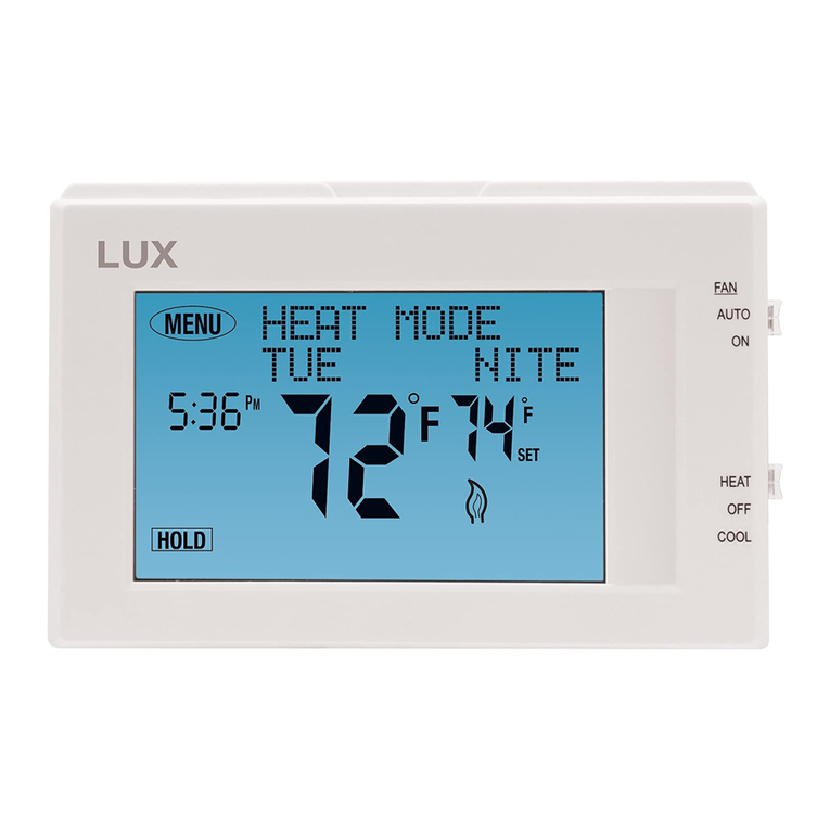 Lux Products SMART TEMP TX9600TSa User manual Lux Products SMART TEMP TX9600TSa User manual