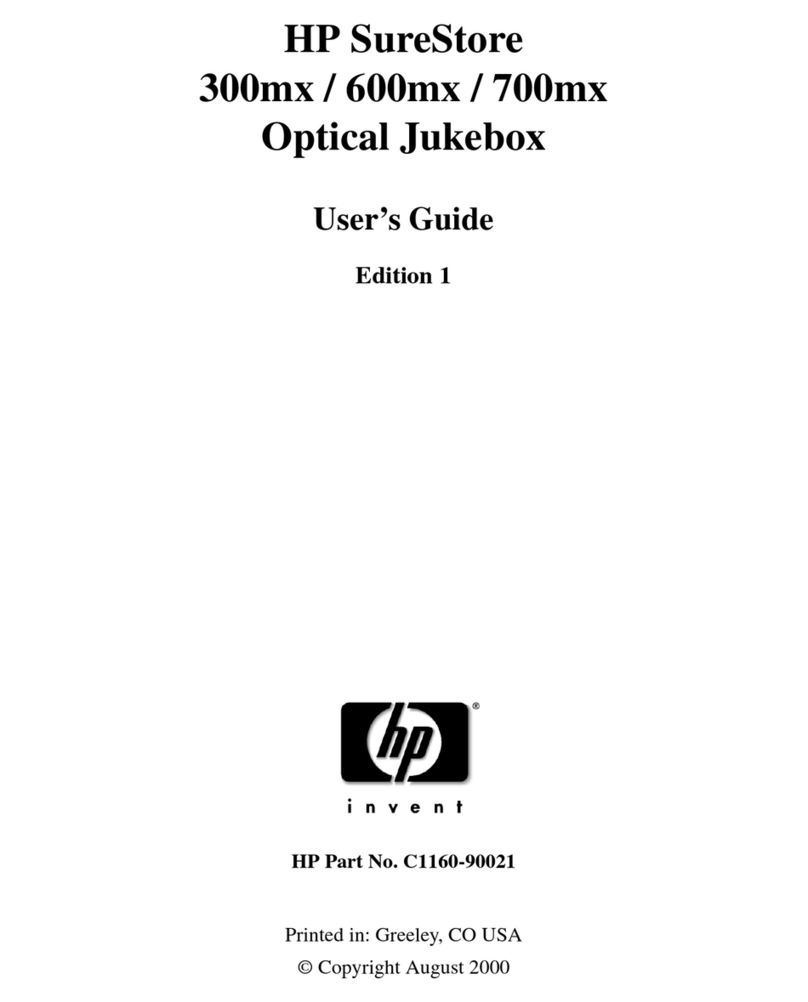 HP SureStore 220mx User manual HP SureStore 220mx User manual