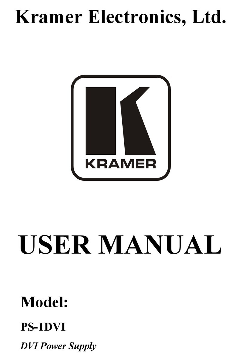 Kramer PS-1DVI User manual