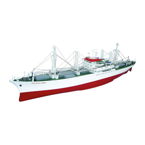 GRAUPNER CAP SAN DIEGO model boat User manual
