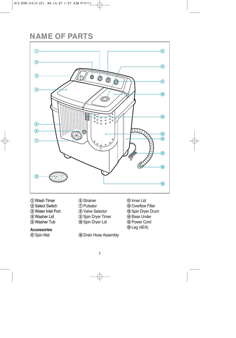 Daewoo DW-3610 User manual