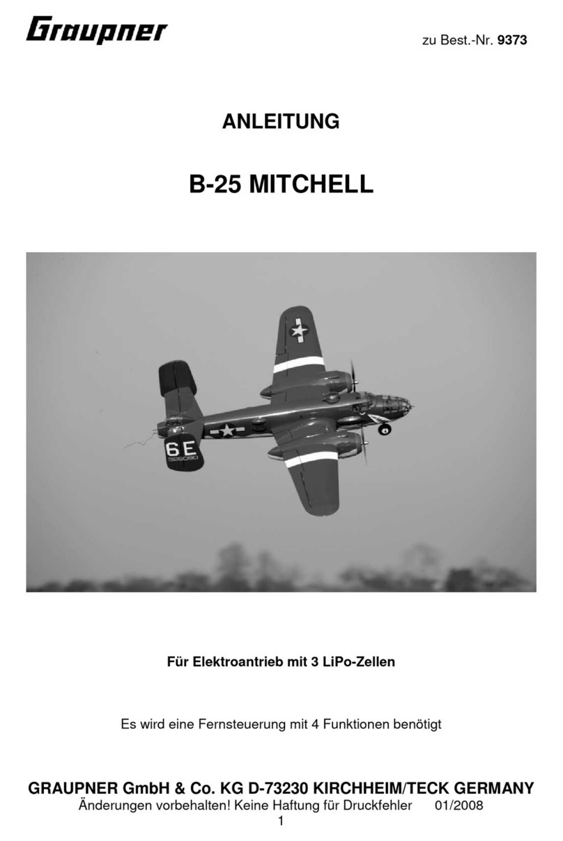 GRAUPNER B-25 MITCHELL User manual