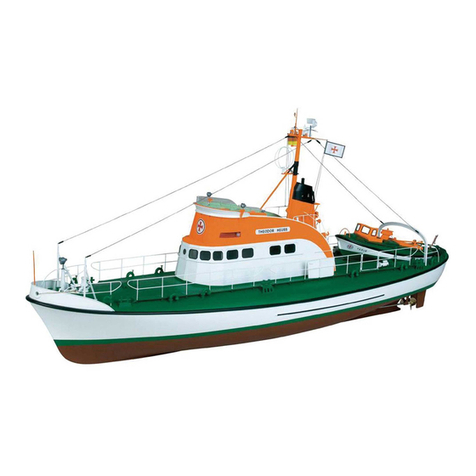 GRAUPNER THEODOR HEUSS model boat User manual