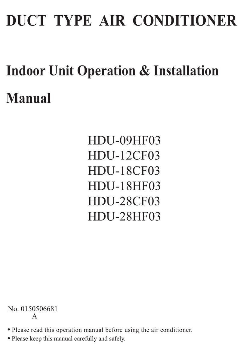 Haier HDU-09HF03 User manual