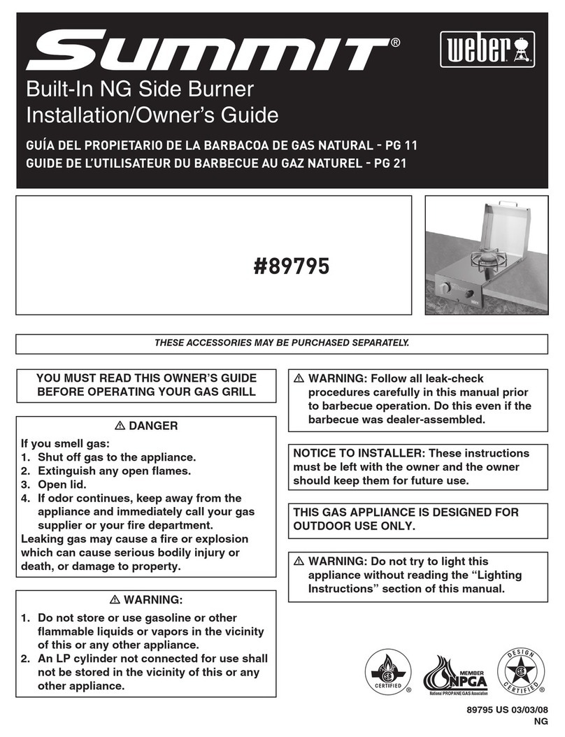 Weber Summit Series Instruction Manual