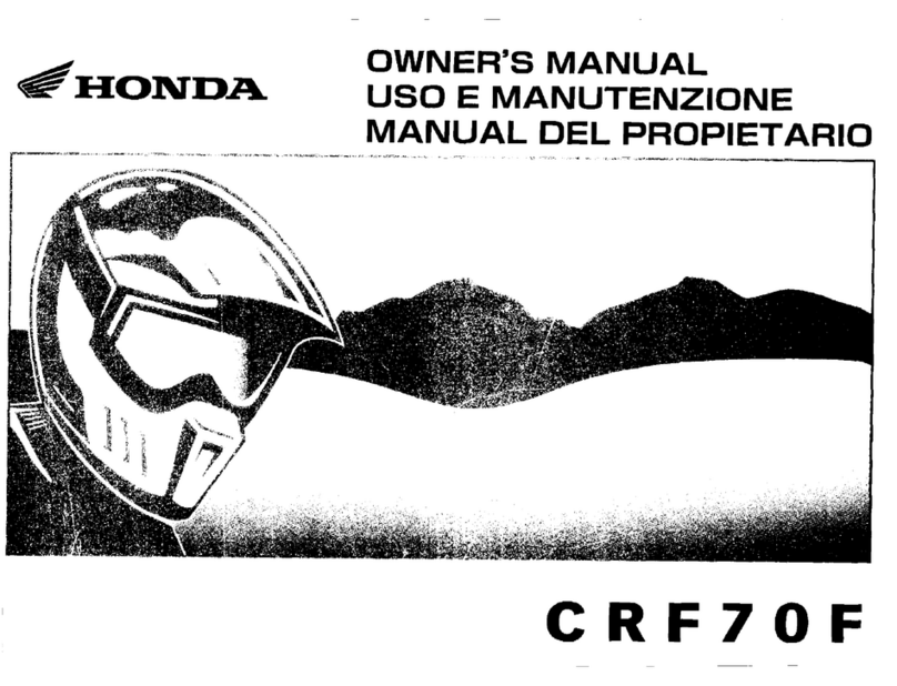 Honda CRF70F owner's manual