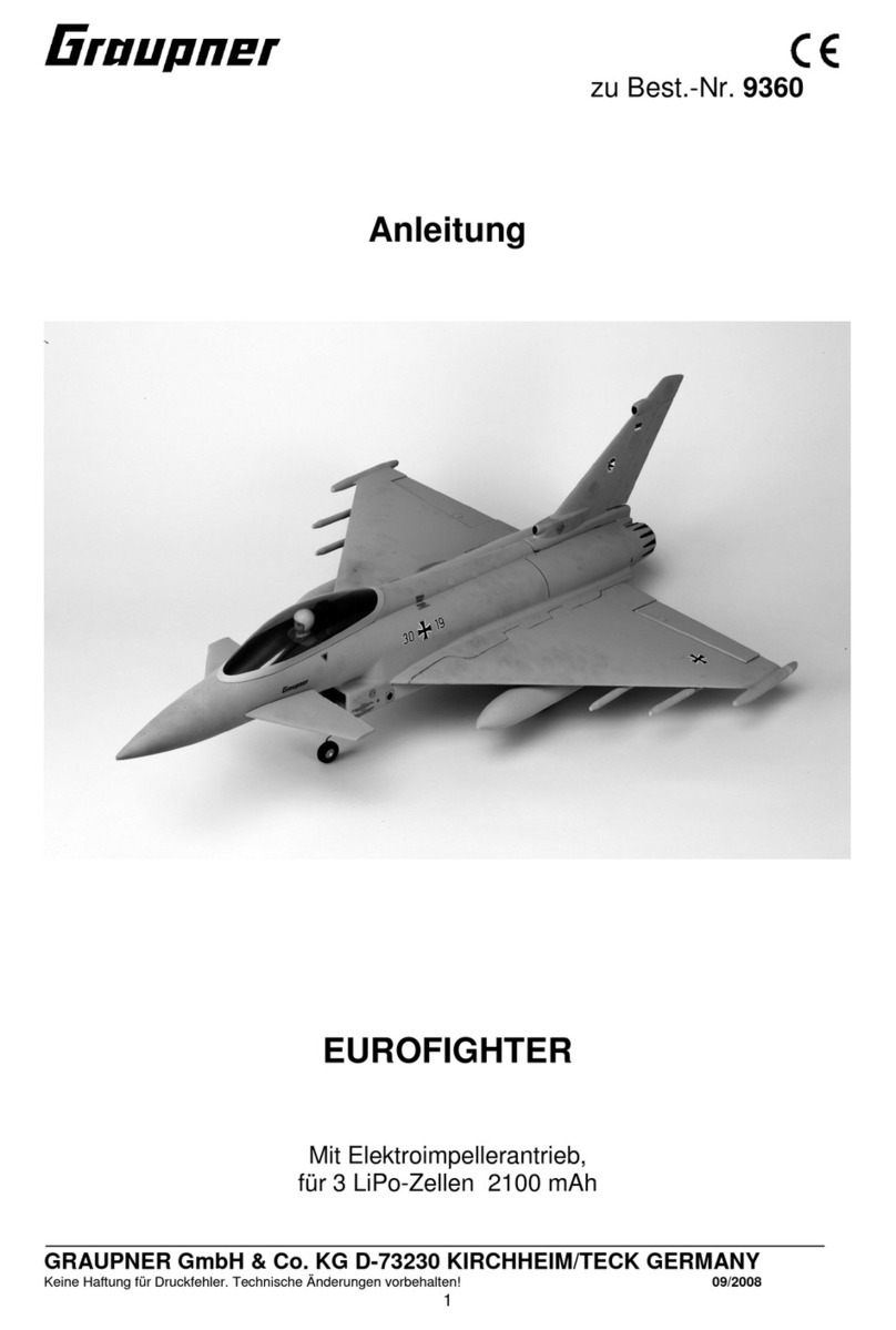 GRAUPNER EUROFIGHTER User manual