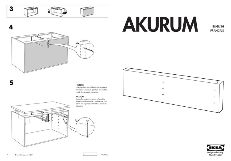IKEA AKURUM instructions