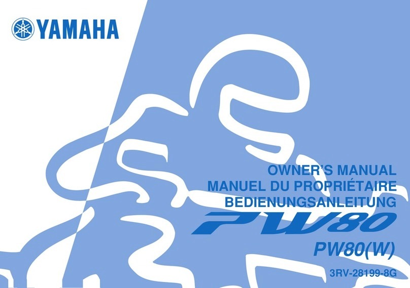 Yamaha PW80(W) User manual Yamaha PW80(W) User manual