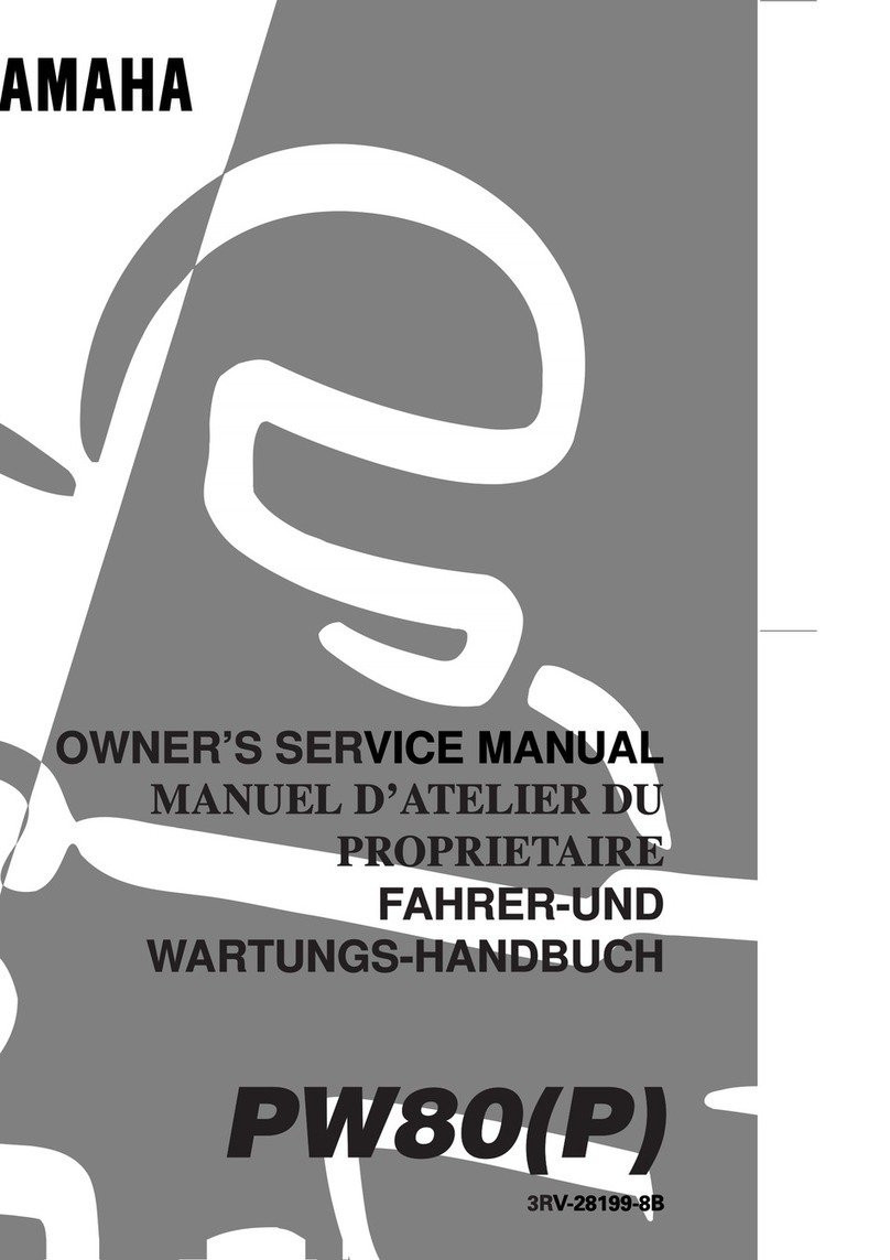 Yamaha PW80(P) Owner's service manual
