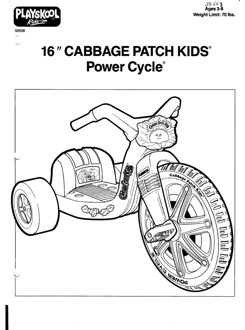 Playskool 16" Cabbage Patch Kids PowerCycle User manual