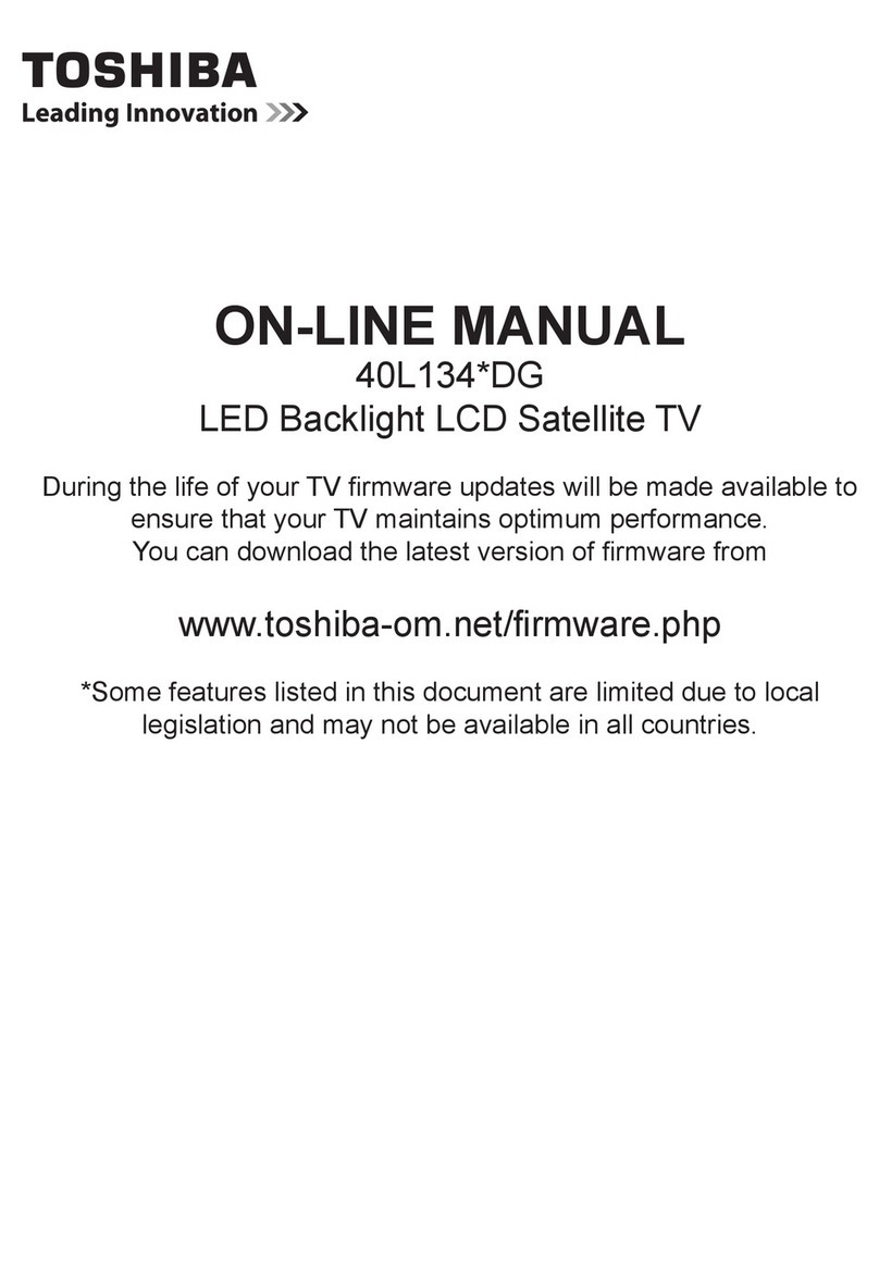Toshiba 40L134*DG Series User manual