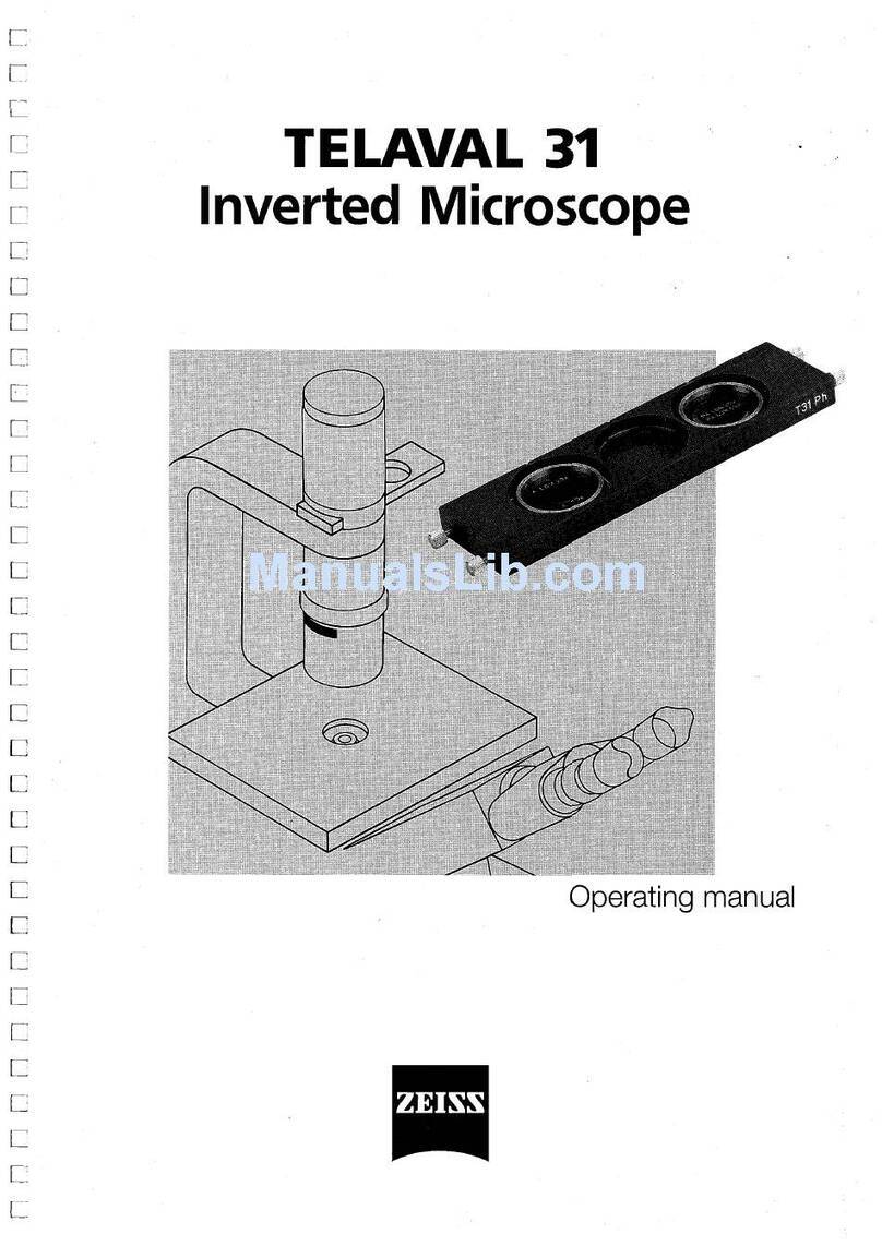 Zeiss TELAVAL 31 operating manual