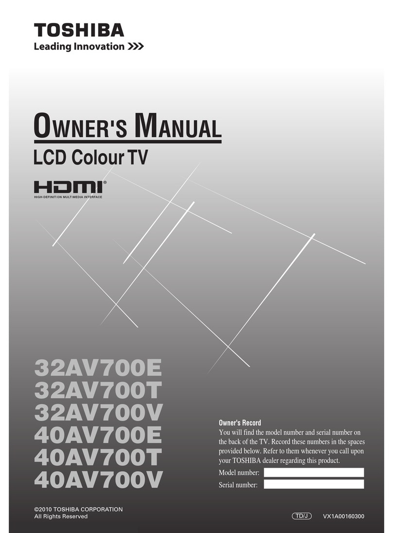 Toshiba 32AV700E User manual