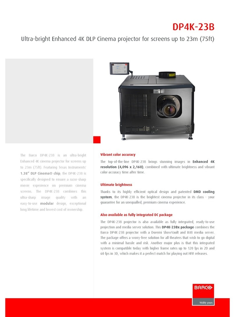 Barco DP4K-23B User manual