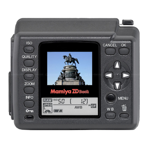 Mamiya ZD Back User manual Mamiya ZD Back User manual