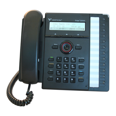 Vertical Edge 8000 User manual