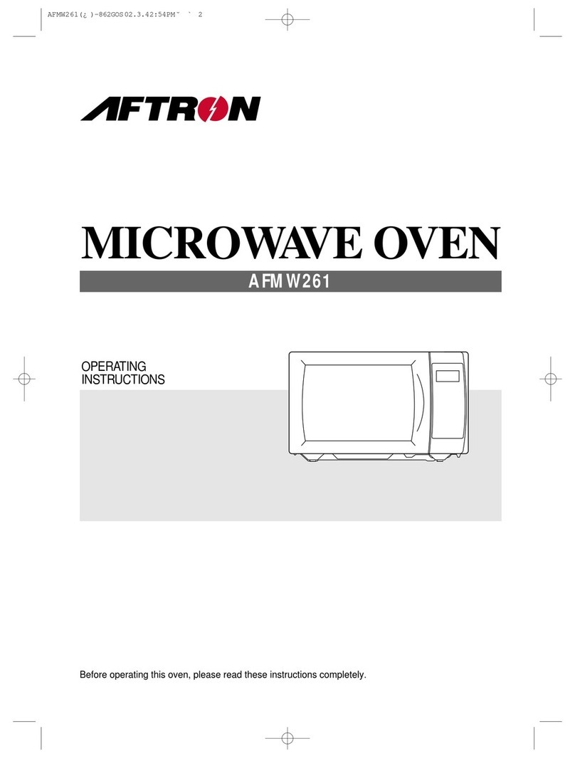 Aftron AFMW261 operating instructions