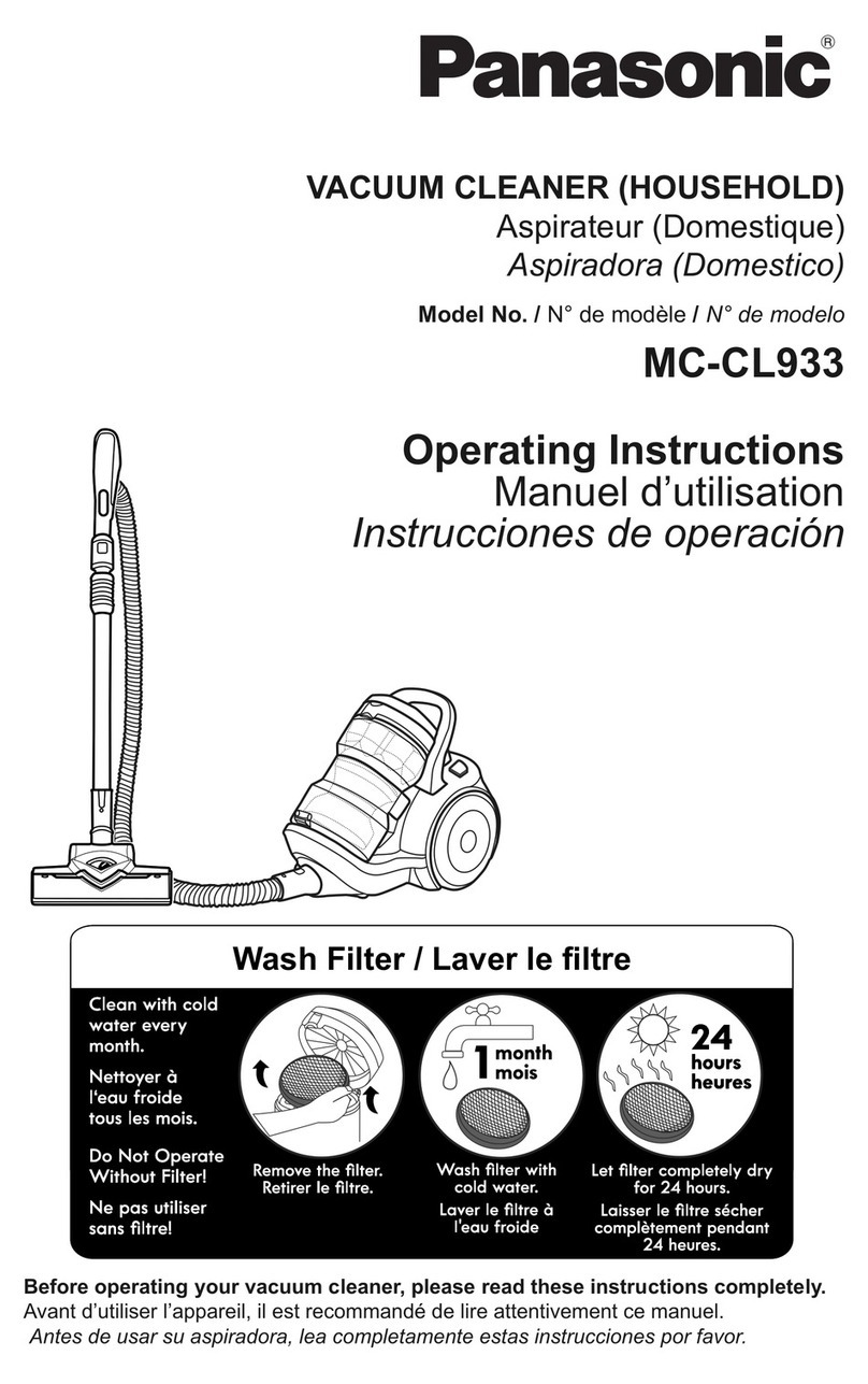 Panasonic MC-CL933 User manual