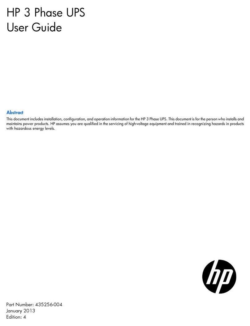 HP 3 Phase SERIES User manual