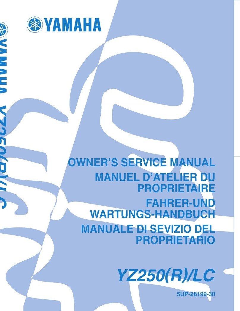 Yamaha YZ250(R)/LC Owner's service manual