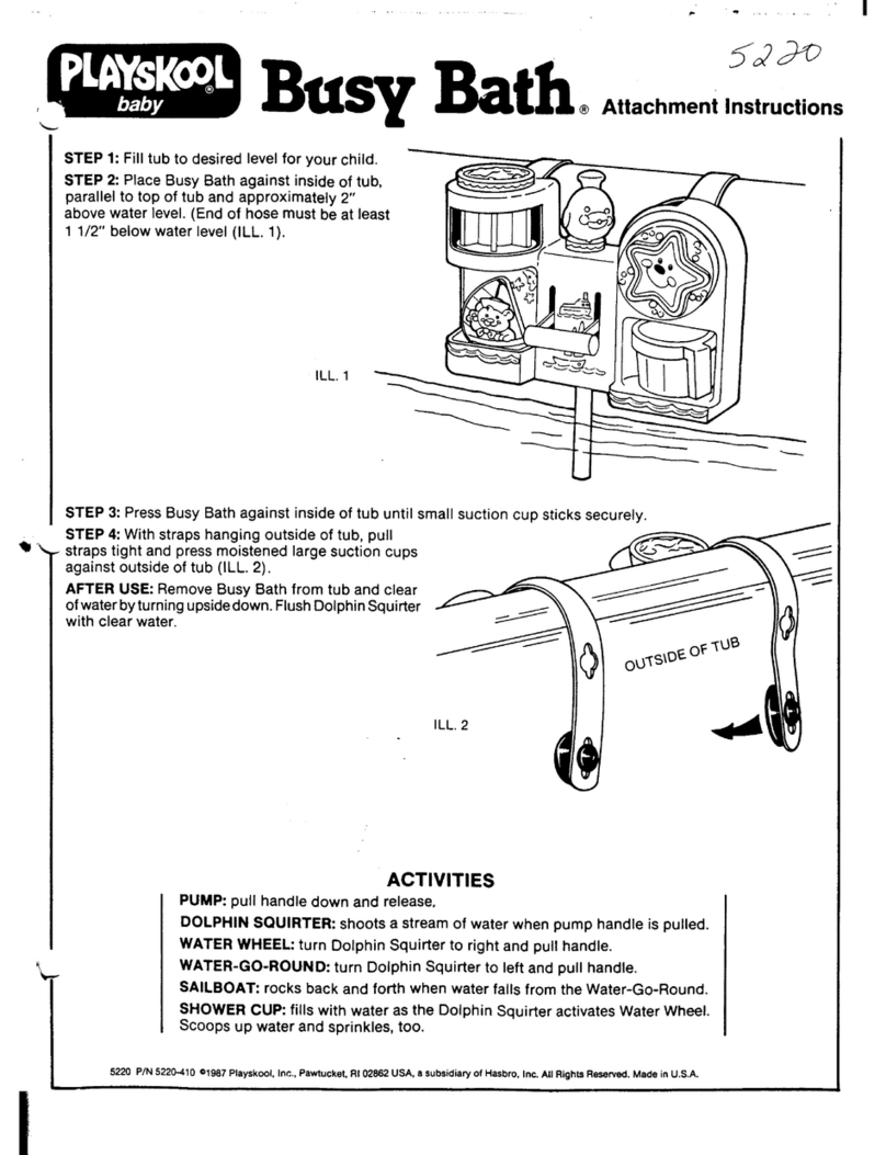 Playskool Busy Bath User manual