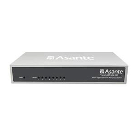 Asante GX6-500/800 User manual Asante GX6-500/800 User manual