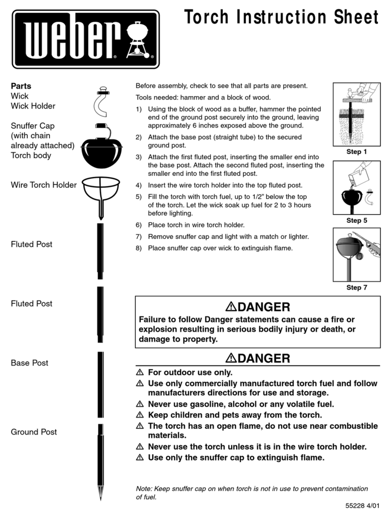 Weber Torch User manual