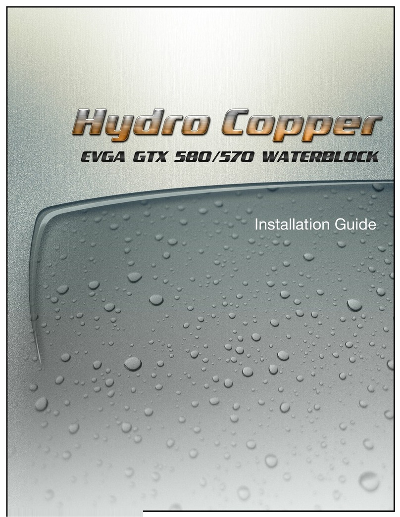 EVGA GeForce GTX 580 FTW Hydro Copper 2 installation guide