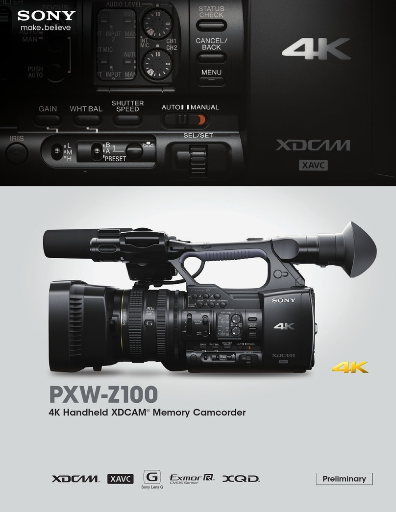 Sony PXWZ100 User manual