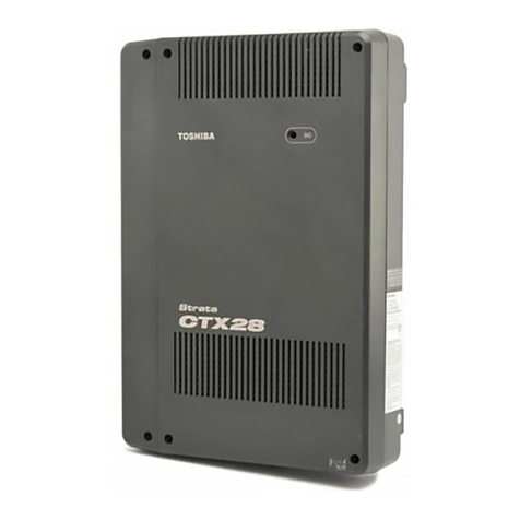 Toshiba Strata CTX28 Service manual
