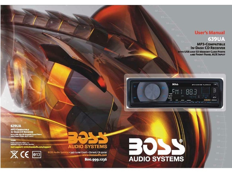 Boss Audio Systems 639UA user manual