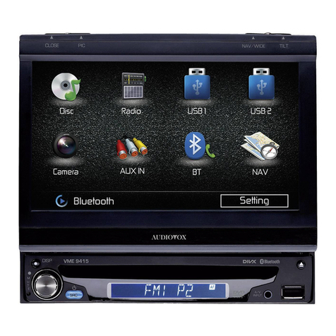 Audiovox VME 9415 User manual