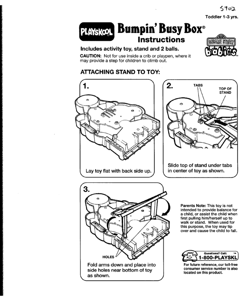 Playskool Bumpin' BusyBox User manual Playskool Bumpin' BusyBox User manual