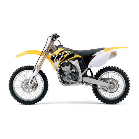 Yamaha YZ250F(W) Application guide